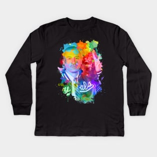 Macklemore - Paint Splash Color Kids Long Sleeve T-Shirt